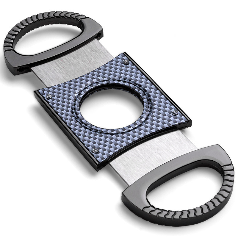 Sigarilõikur Sigarilõikur Kaasaskantav roostevabast terasest terava teraga kinkepakend sigareti nuga sigarilõikur 