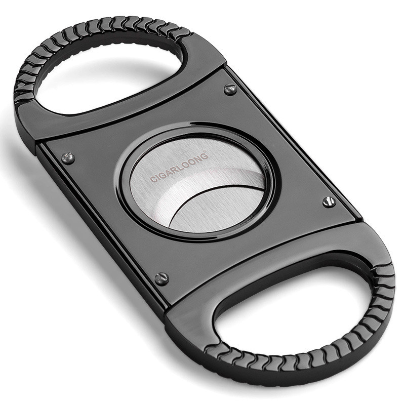 Sigarilõikur Sigarilõikur Kaasaskantav roostevabast terasest terava teraga kinkepakend sigareti nuga sigarilõikur 