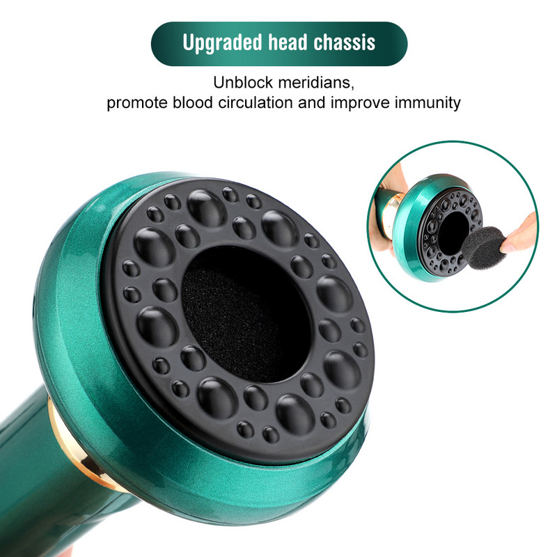 Интелигентни вакуумни масажни буркани Акумулаторно устройство за вендузи Инфрачервена червена светлина Топъл компрес Тяло Гръб Рамо Китайски вендузи