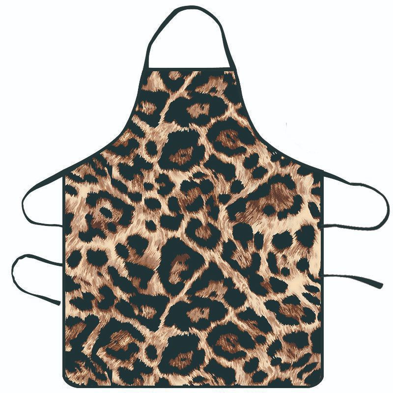 vandeniui atspari prijuostė su dėmėtosios leopard serijos marginta vandeniui atsparia prijuoste namų dekoravimui