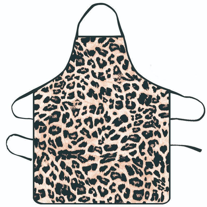 vandeniui atspari prijuostė su dėmėtosios leopard serijos marginta vandeniui atsparia prijuoste namų dekoravimui