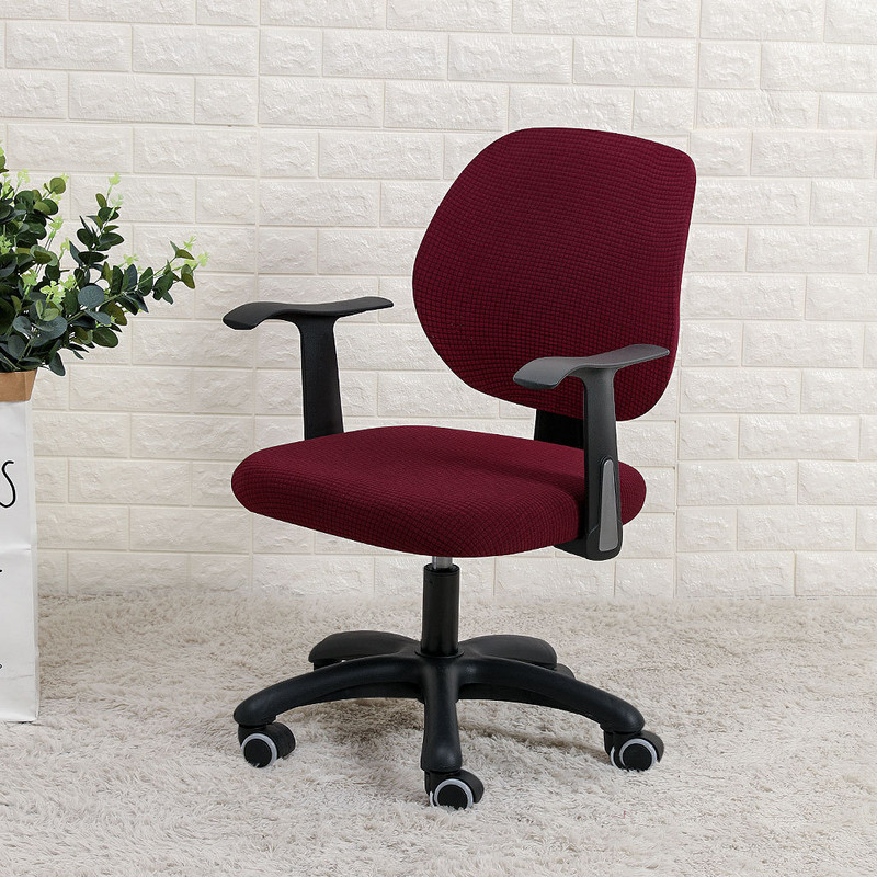 водоотблъскващо плътно еластично еластично сплит калъф за офис стол, въртящ се калъф за стол за компютър