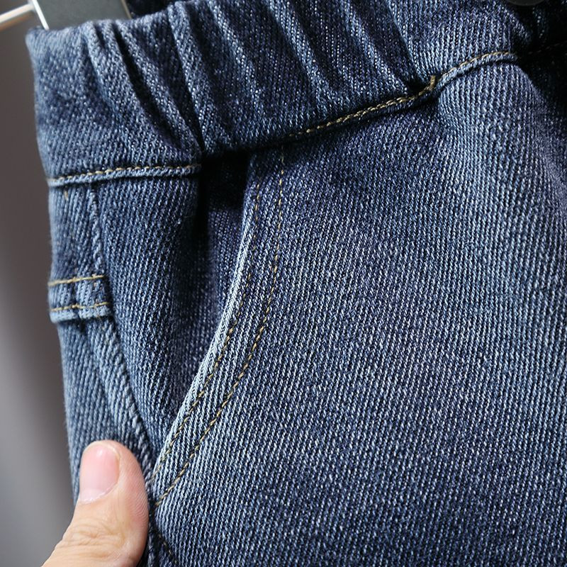 Bársonyos farmernadrág fiúknak őszi és télen Új stílusú vastag bársony alkalmi nadrágok tipegőknek és középkorú gyerekeknek Baba téli meleg nadrágok