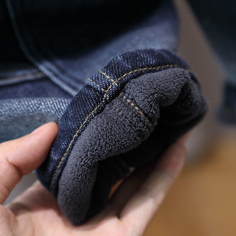 Bársonyos farmernadrág fiúknak őszi és télen Új stílusú vastag bársony alkalmi nadrágok tipegőknek és középkorú gyerekeknek Baba téli meleg nadrágok