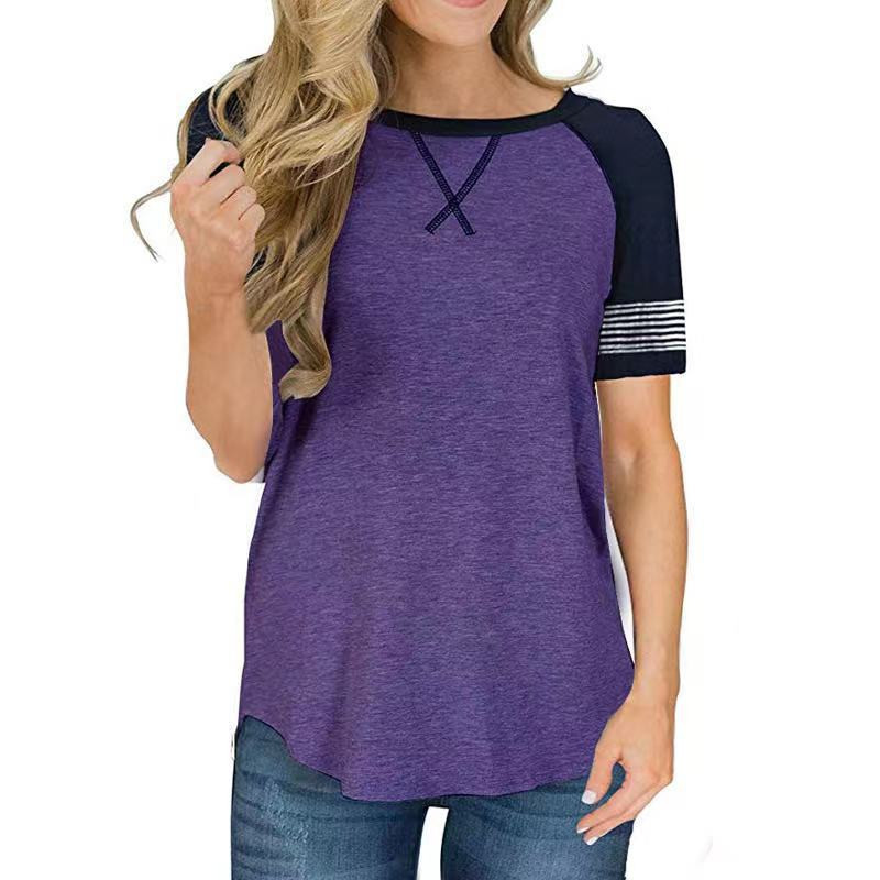  női alkalmi rövid ujjú póló népszerű alkalmi női új stílusú póló