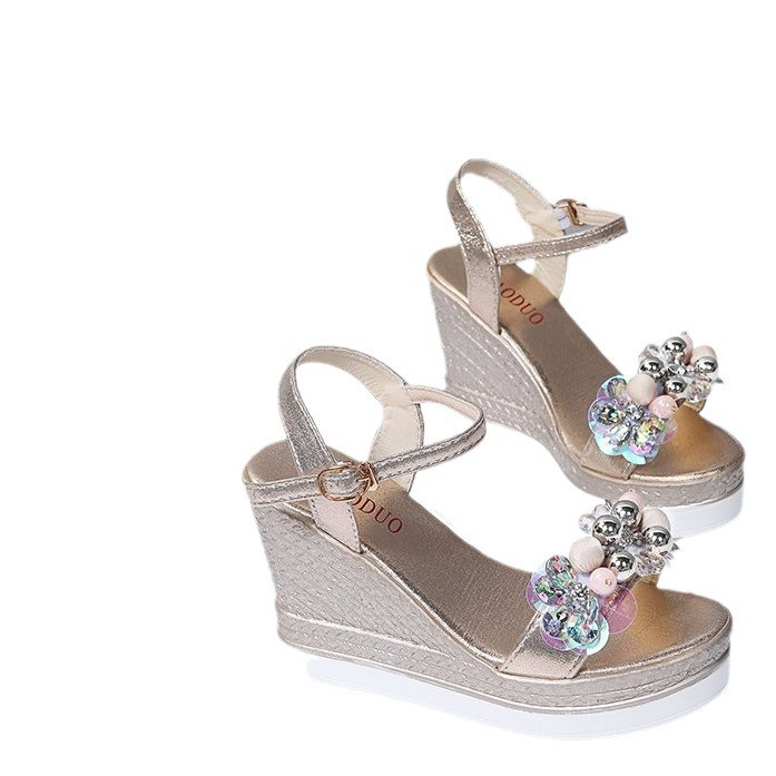 sandale veće veličine za žene ljeto 2024 novi stil ženske cipele na wedges 