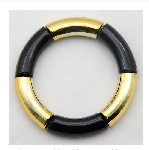 модни извити ъглови многостранни еластични гривни за жени ретро стил универсални гривни