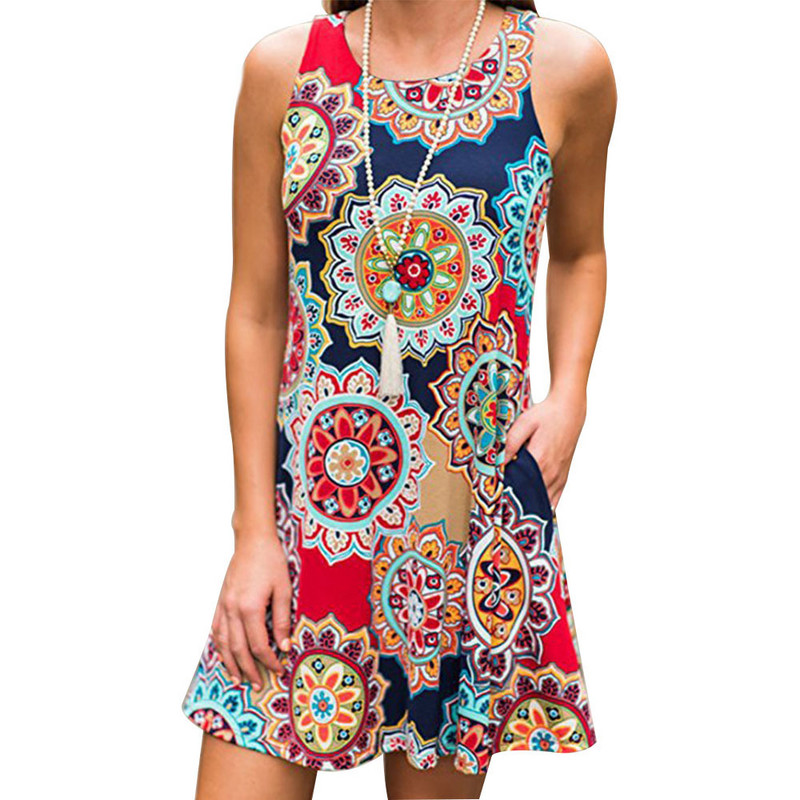 Határon átnyúló tavaszi és nyári új stílusú virágos harisnyatartó nagy lengő női szoknya alkalmi környakú kardigán alkalmi alkalmi ruha