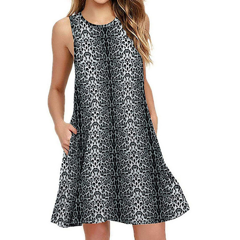 Határon átnyúló tavaszi és nyári új stílusú virágos harisnyatartó nagy lengő női szoknya alkalmi környakú kardigán alkalmi alkalmi ruha