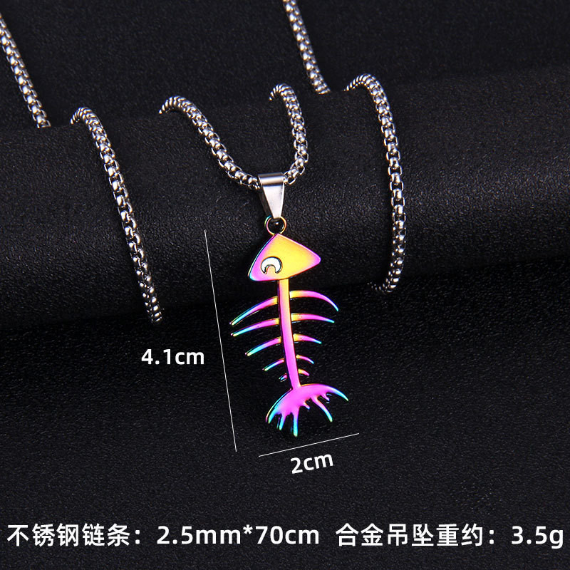 Μόδα μοντέρνα πολύχρωμο κέλυφος σαύρας καρχαρίας χελώνας Κολιέ για ζευγάρια θάλασσας