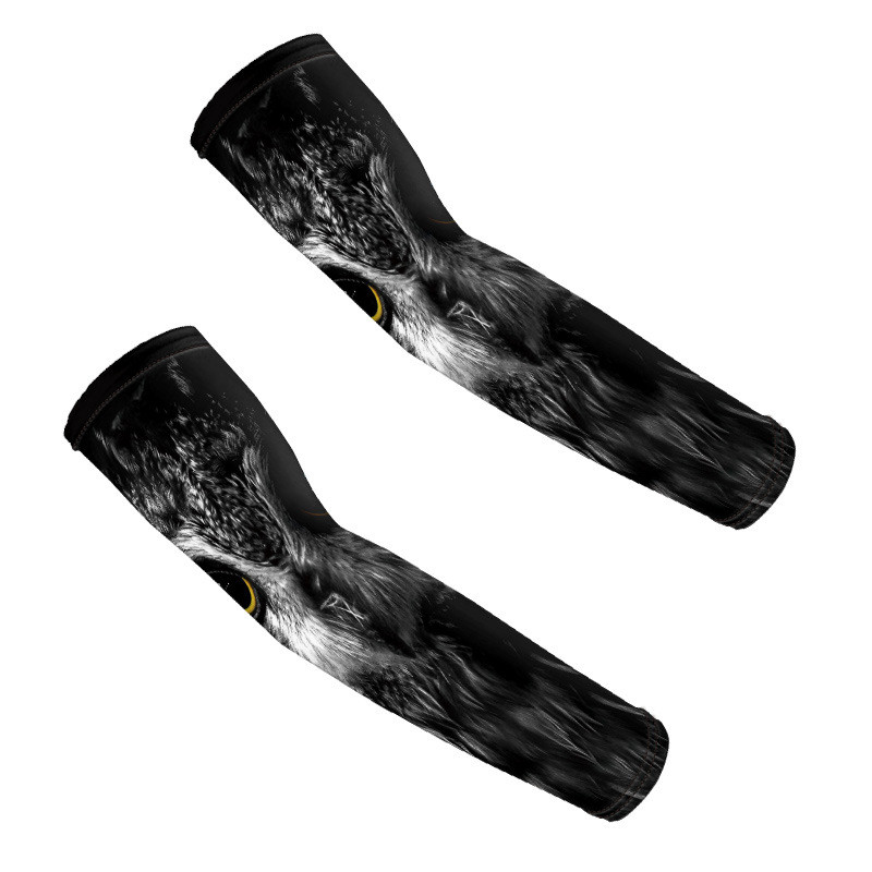 Rukavi za zaštitu od sunca 3D životinjski uzorak Biciklizam na otvorenom Električno vozilo Anti-UV Cool tetovaža Štitnici za ruke