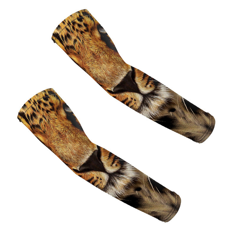 Rukavi za zaštitu od sunca 3D životinjski uzorak Biciklizam na otvorenom Električno vozilo Anti-UV Cool tetovaža Štitnici za ruke