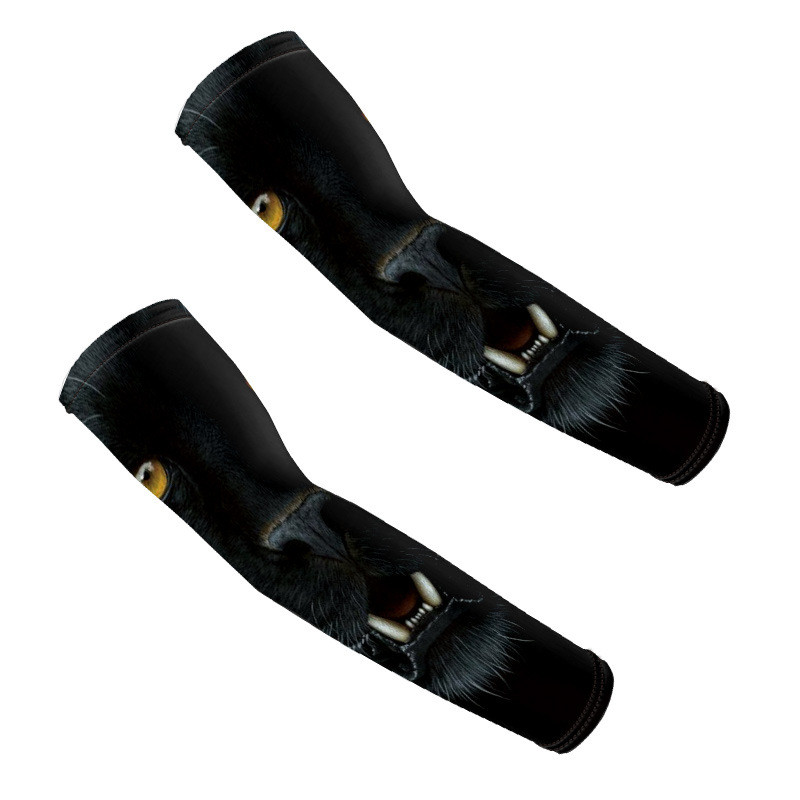 Rukavi za zaštitu od sunca 3D životinjski uzorak Biciklizam na otvorenom Električno vozilo Anti-UV Cool tetovaža Štitnici za ruke