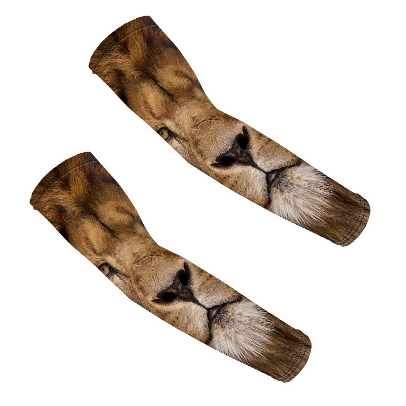 Rukavi za zaštitu od sunca 3D životinjski uzorak Biciklizam na otvorenom Električno vozilo Anti-UV Cool tetovaža Štitnici za ruke