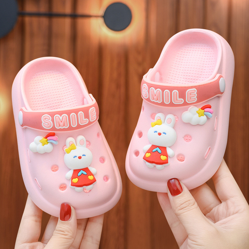 Dječje papuče za djevojčice ljetne zatvorene neklizajuće dječje klompe za dječake papuče za plažu za bebe zeko