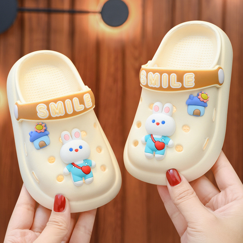 Dječje papuče za djevojčice ljetne zatvorene neklizajuće dječje klompe za dječake papuče za plažu za bebe zeko