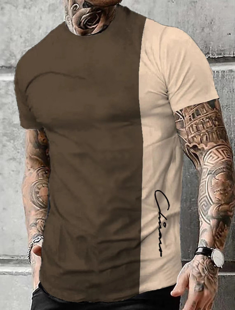 Dropshipping prekogranična majica kratkih rukava u američkom stilu, široka sportska majica s kratkim rukavima, digitalni tisak, tvornička izravna prodaja po narudžbi