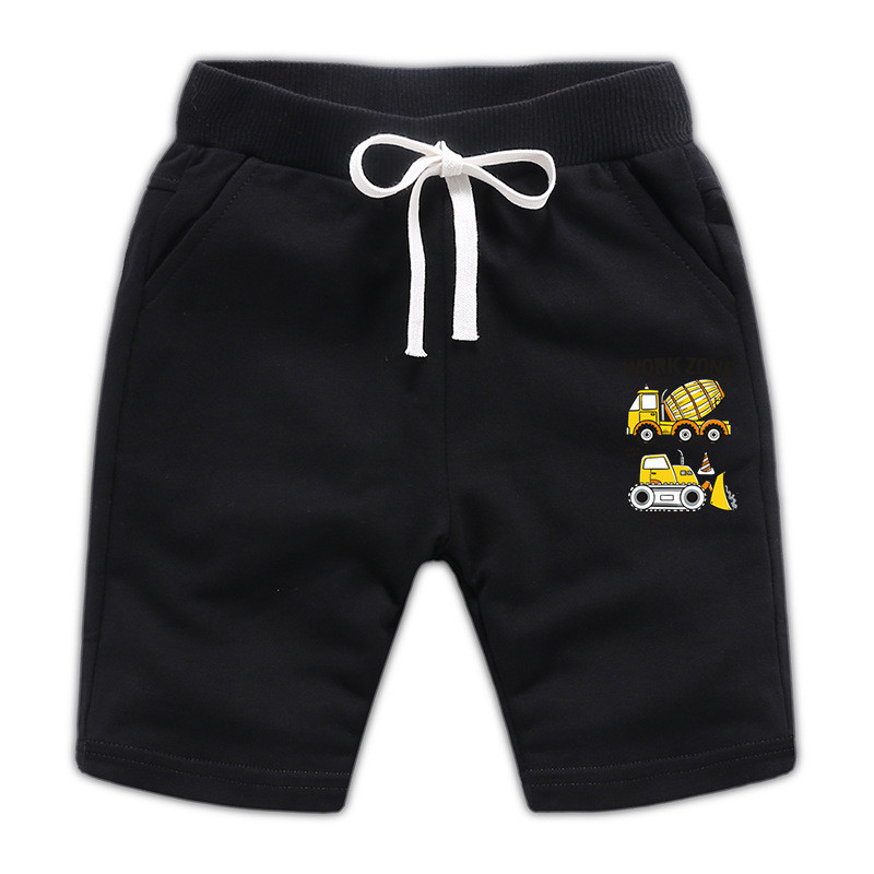 Pantaloni Mi Chun pentru copii, vara 2024, noul stil coreean, ocazional, cu cinci tocuri, pantaloni scurți pentru copii dintr-o bucată din bumbac pentru băieți