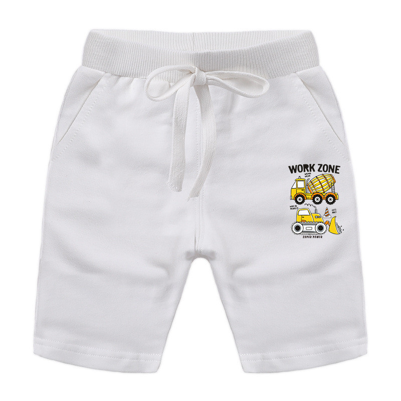 Pantaloni Mi Chun pentru copii, vara 2024, noul stil coreean, ocazional, cu cinci tocuri, pantaloni scurți pentru copii dintr-o bucată din bumbac pentru băieți