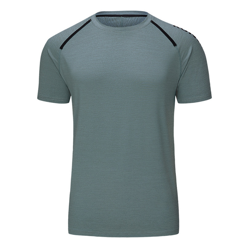 Ευρωπαϊκός κωδικός διασυνοριακό αθλητικό κοντομάνικο μπλουζάκι καλοκαιρινό ελαφρύ κατιονικό μετάξι πάγου που στεγνώνει γρήγορα αναπνεύσιμο κοντό μπλουζάκι γυμναστικής για άνδρες και γυναίκες