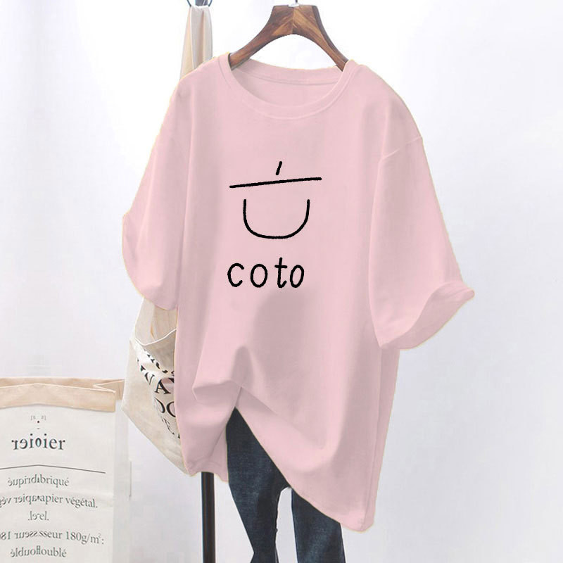 Бяла тениска с къс ръкав за жени 2024 лято нови свободни европейски стоки голяма версия семпли горнища със средна дължина ins trend