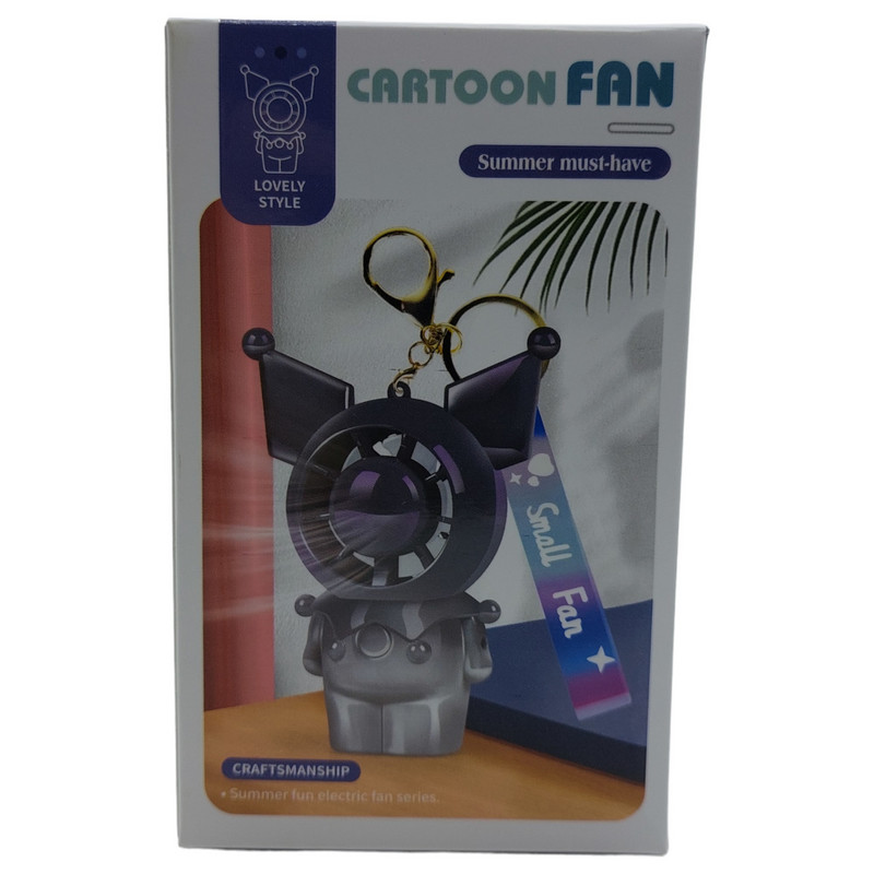 Играчка вентилатор, Куроми, USB, Черен, 12х6х10 см