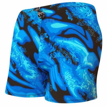 Бански гащета мъжки големи размери 180 паунда свободни бързосъхнещи против неудобство плувни шорти модни цветове плувни гащета