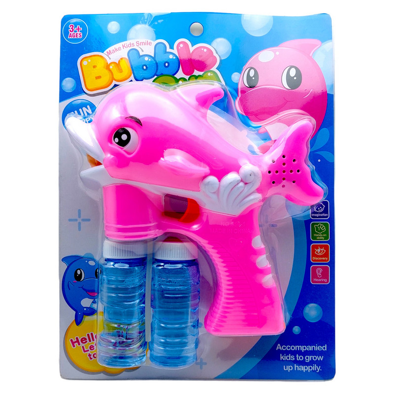 Играчка Делфин, За сапунени балони, Син, 20х20х7 см