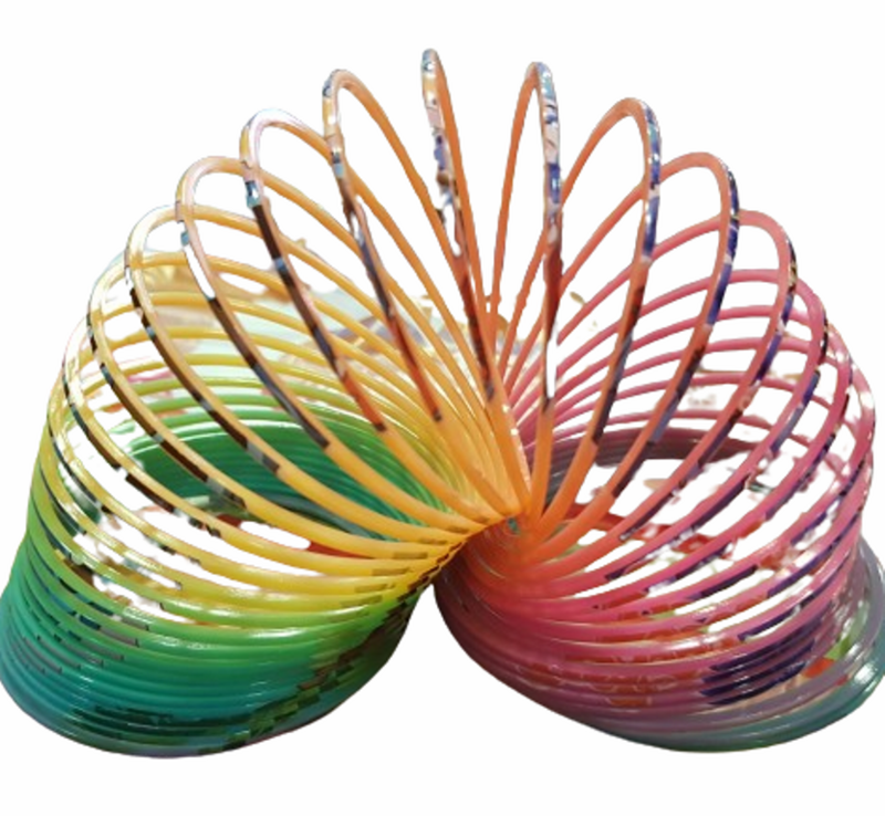 Играчка Пружина,  Стич, Пластмасова, Многоцветна