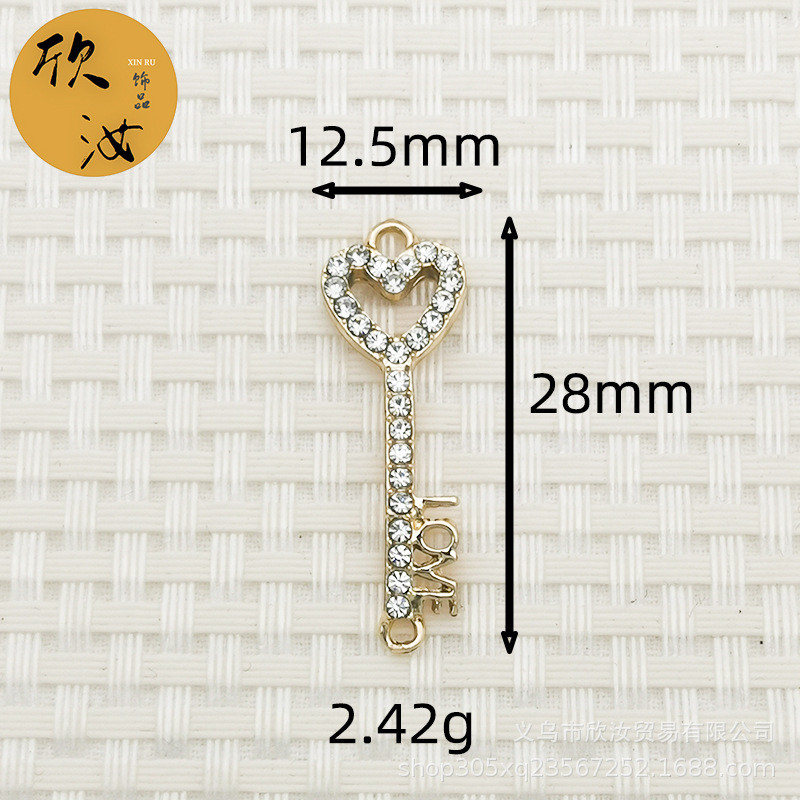 Ključevi i brave DIY korejska legura Nakit Dodaci Pojedinačni privjesak UV galvanska točka Bušilica Instalacije vjetra Privjesak Ručno uže Mali privjesak