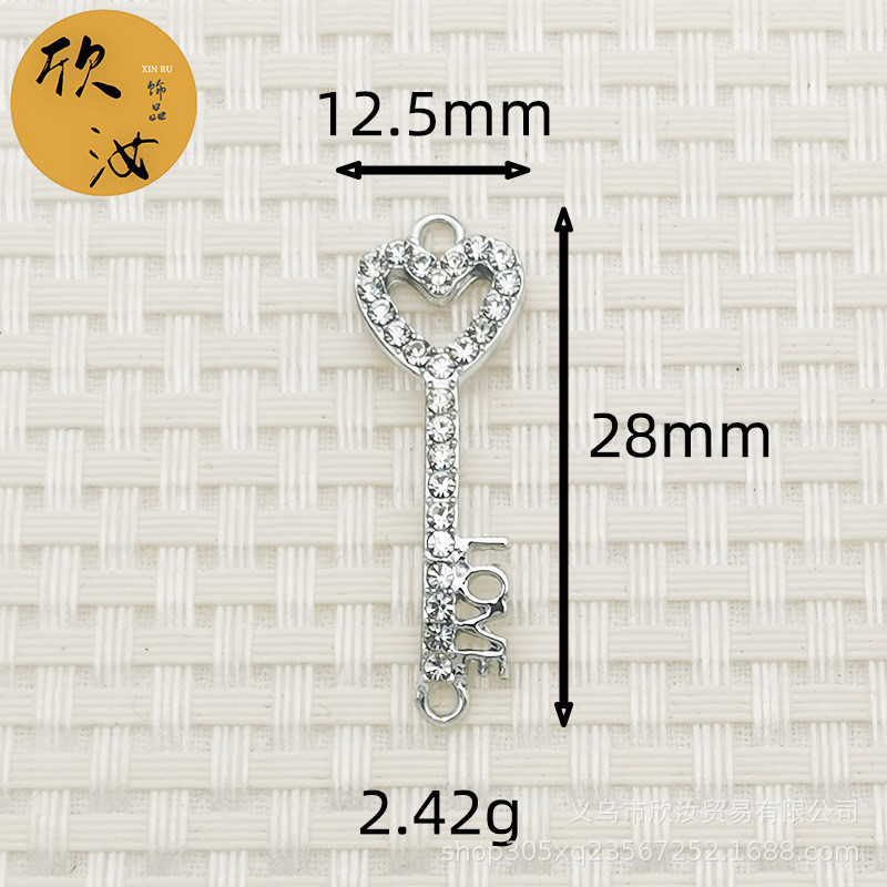 Ključevi i brave DIY korejska legura Nakit Dodaci Pojedinačni privjesak UV galvanska točka Bušilica Instalacije vjetra Privjesak Ručno uže Mali privjesak