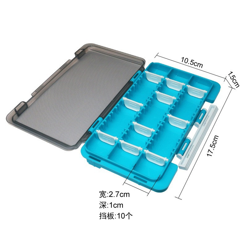 Többfunkciós horgászfelszerelés doboz flitter csali doboz szerszámos doboz tároló doboz csali doboz csali doboz légydoboz