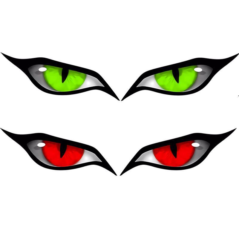 отразяващи свръхестествени стикери за очи стикери за огледало за заден ход на автомобил