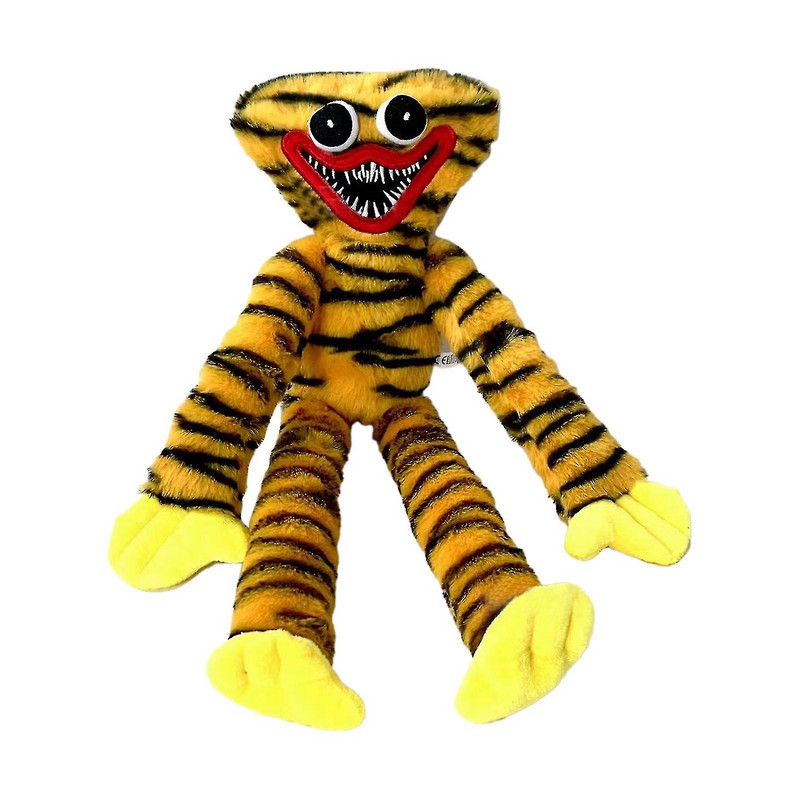 Играчка Huggy Wuggy, Плюшен, Тигров, 38 см