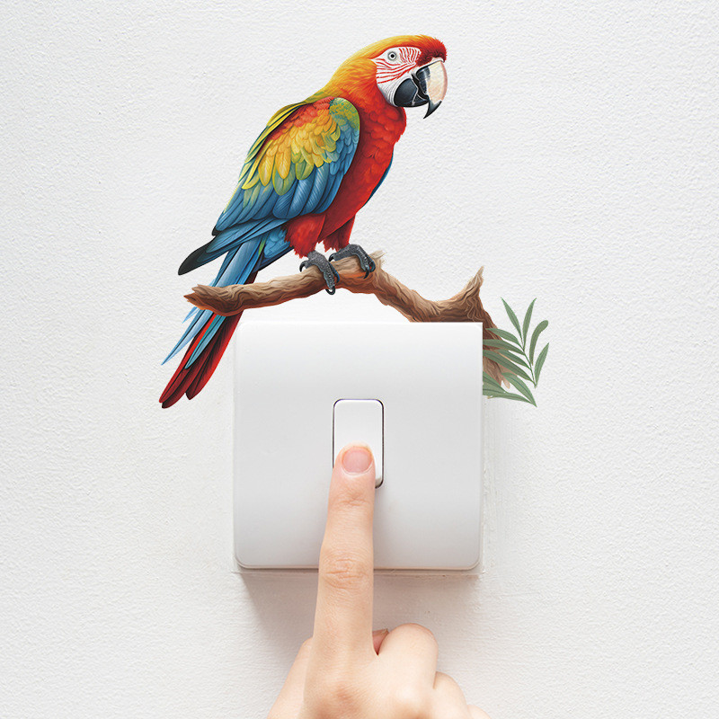 Slatka grana ptica dječja spavaća soba ulaz dnevna soba kućni ključ naljepnica ukrasna zidna naljepnica samoljepljiva veleprodaja