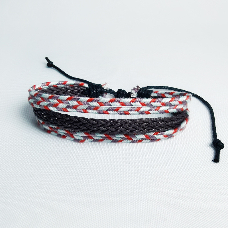 Памучна модерна тъкана гривна в литературен стил ръчно тъкана цветна ръчно декорирана гривна 2020 нов стил гривна