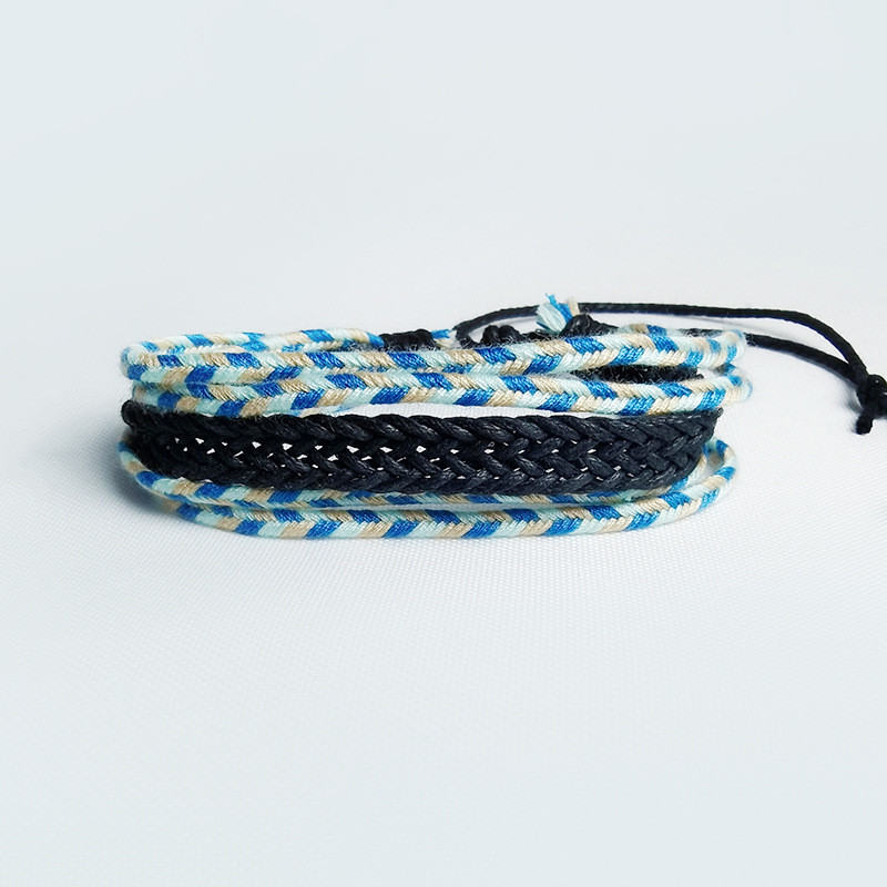 Памучна модерна тъкана гривна в литературен стил ръчно тъкана цветна ръчно декорирана гривна 2020 нов стил гривна