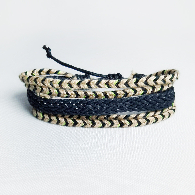 Памучна модерна тъкана гривна в литературен стил ръчно тъкана цветна ръчно декорирана гривна 2020 нов стил гривна