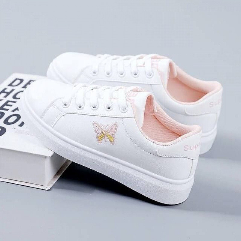 UNMUN fehér női cipő, tavaszi és őszi, új koreai stílusú sportcipő, univerzális, diák hétköznapi vastag talpú magasságnövelő tornacipő