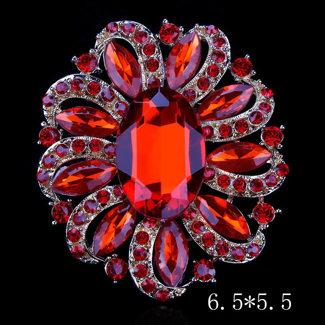 Кристален корсаж Дамски Европейски нишов креативен дизайн Прост костюм с брошка Cheongsam Модни универсални аксесоари за игли