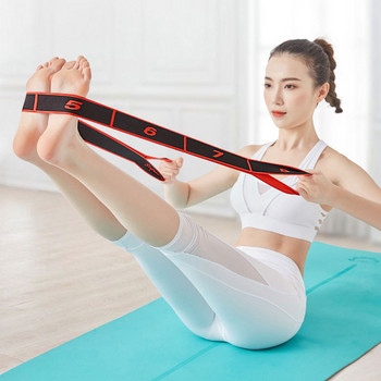 Γιόγκα Stretch Belt Digital Segmented Dance Body Shaping Elastic Rope Pose Training Assisted Resistance Stretching