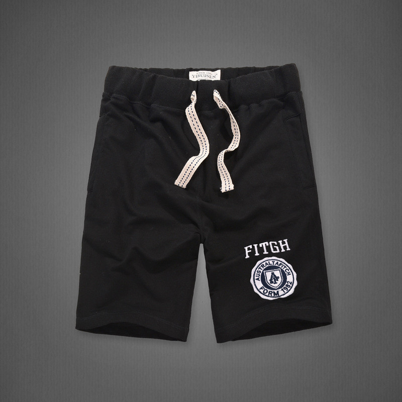 Pantaloni scurți sport largi pentru bărbați, transfrontalier, din bumbac spălat de vară Yiruisen Pantaloni trei sferturi cu șnur pantaloni scurți casual pentru bărbați