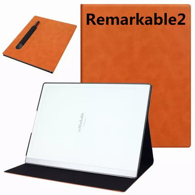 Remarkable 2 Case 10,3 hüvelykes Degital Paper Luxury Business Fóliaborítóhoz Remarkable 2 Paper Tablethez fekete kézi tartóval