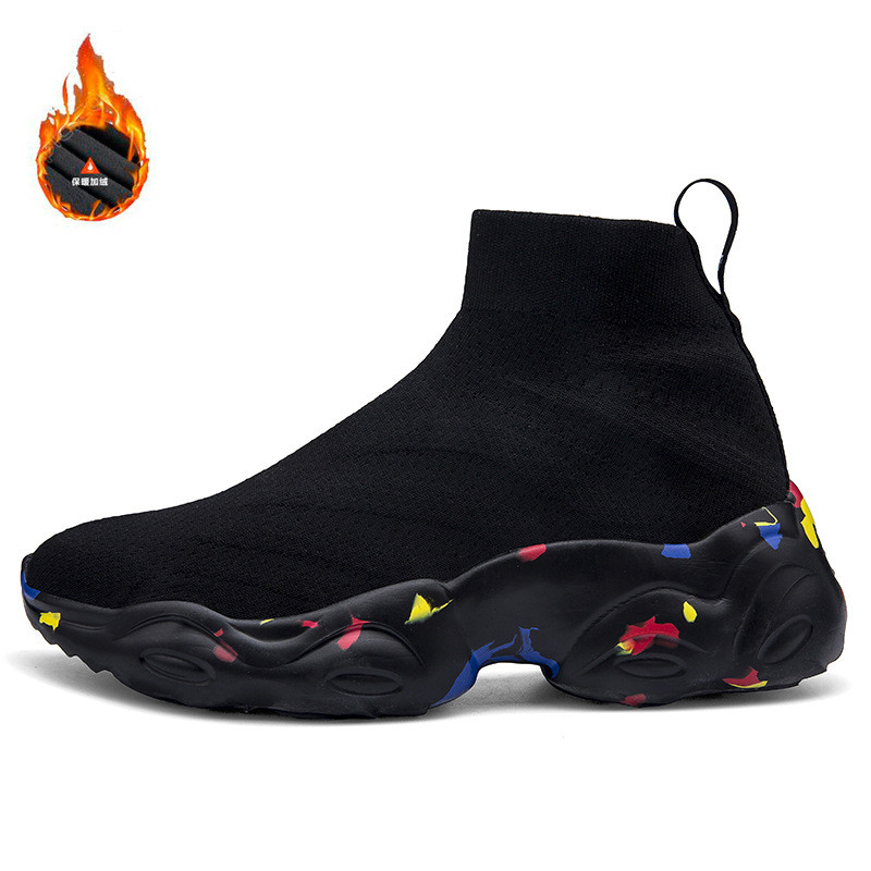 pantofi primavara si vara pantofi sport noi pentru cupluri inalti pantofi casual sosete pantofi tati pantofi transfrontaliere marime mare