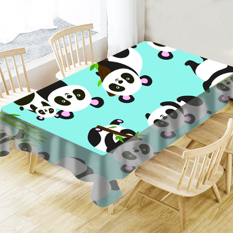 Határokon átnyúló terítő háztartási vízálló és olajálló asztali rajzfilm egyszerű csúcskategóriás szállodai dekoráció terítővel