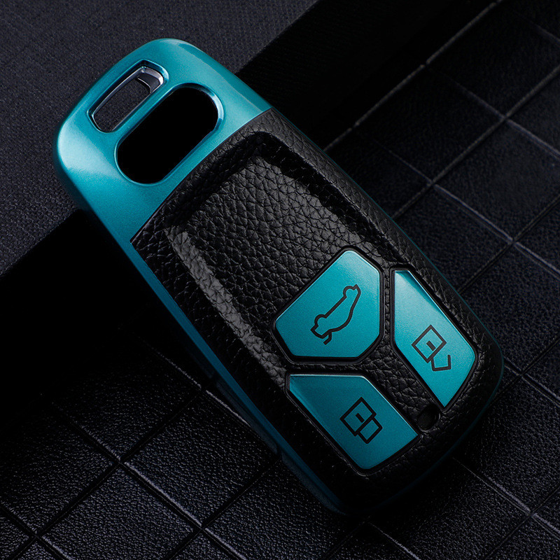 Подходящ за 20 калъфа за автомобилни ключове Audi A4L Q7 чанта за ключове A5 черупка на ключ мъже и жени Q5L нов 19