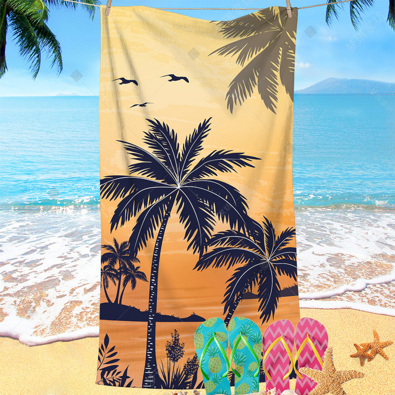 Mengqi lakástextil strandtörölköző mikroszálas extra nagy nedvszívó fürdőlepedő gyorsan száradó fényvédő, határon átnyúló sűrített törölköző