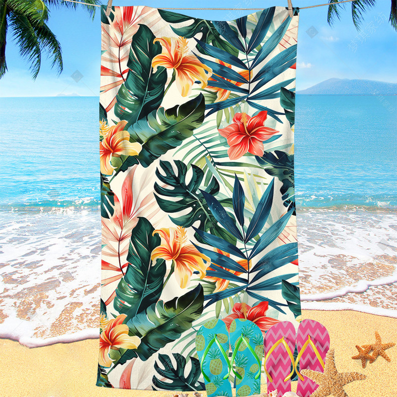 Mengqi lakástextil strandtörölköző mikroszálas extra nagy nedvszívó fürdőlepedő gyorsan száradó fényvédő, határon átnyúló sűrített törölköző