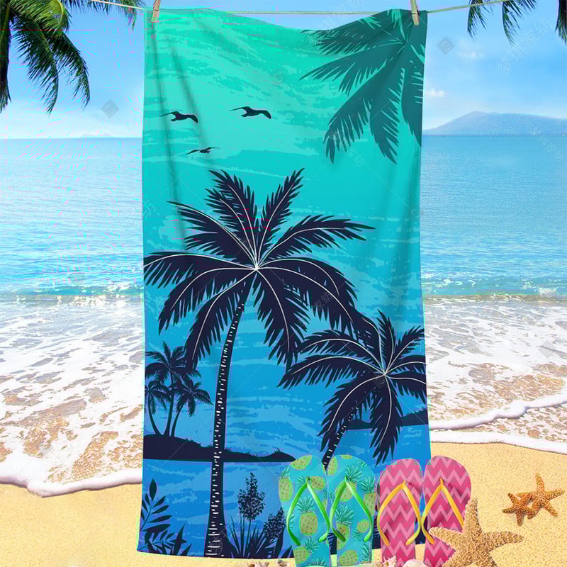 Mengqi lakástextil strandtörölköző mikroszálas extra nagy nedvszívó fürdőlepedő gyorsan száradó fényvédő, határon átnyúló sűrített törölköző