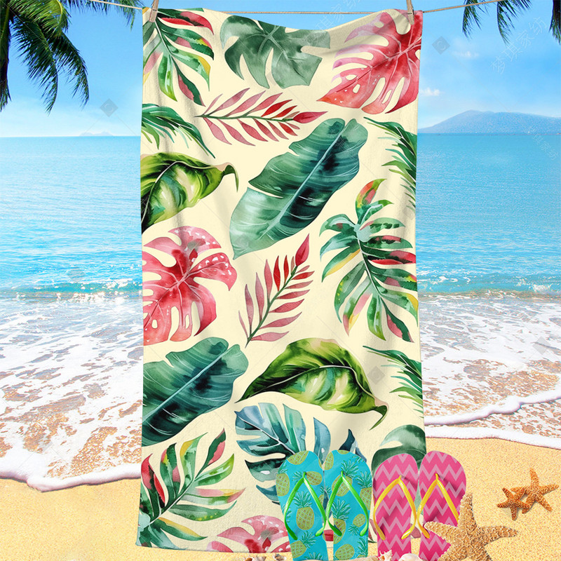 Mengqi lakástextil strandtörölköző mikroszálas extra nagy nedvszívó fürdőlepedő gyorsan száradó fényvédő, határon átnyúló sűrített törölköző